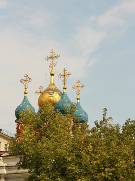 Orthodox church in sun light — Stock Photo, Image