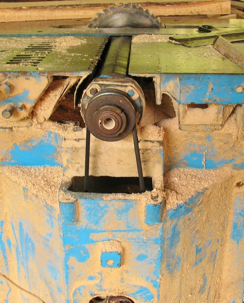 Máquina de aserrado para el procesamiento de madera — Foto de Stock