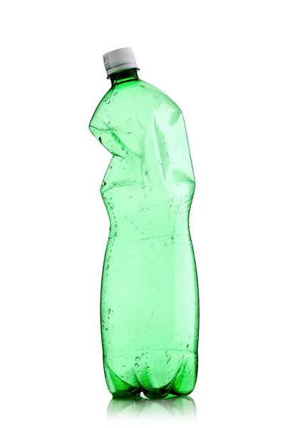 Wasserflasche zertrümmert — Stockfoto