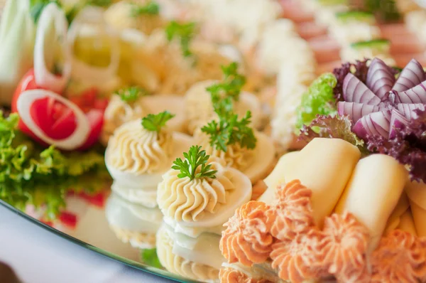 Stock image Catering table set service