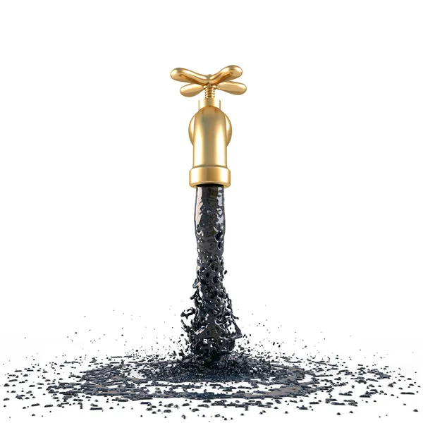 Golden tap — Stock Photo, Image
