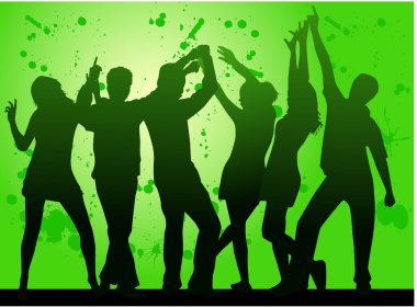 Party- grunge background clipart