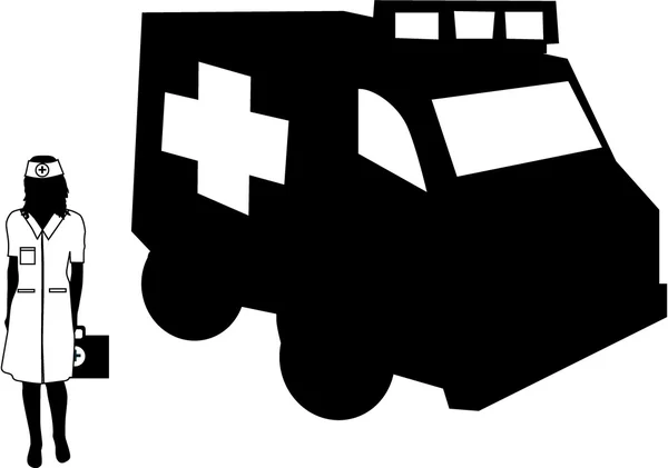 Ambulância — Vetor de Stock