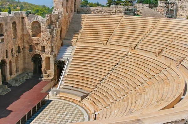 Odeon of Herodes Atticus in Acropolis, Greece — Stock Photo, Image