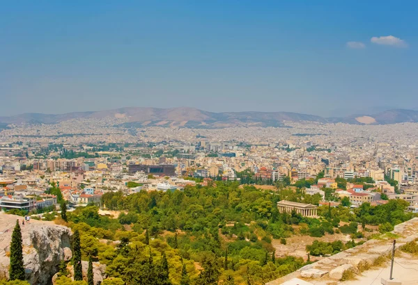 Πανέμορφο πανόραμα της Αθήνας — Φωτογραφία Αρχείου