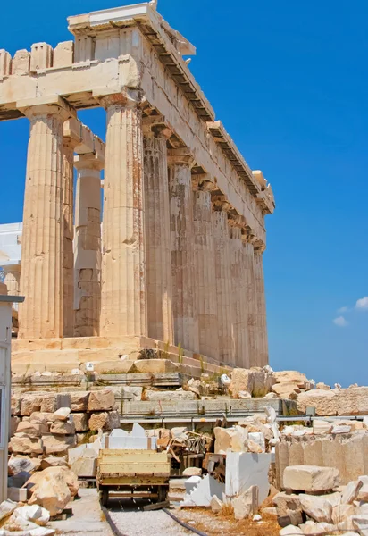 Παρθενώνας της Ακρόπολης στην Αθήνα — Φωτογραφία Αρχείου