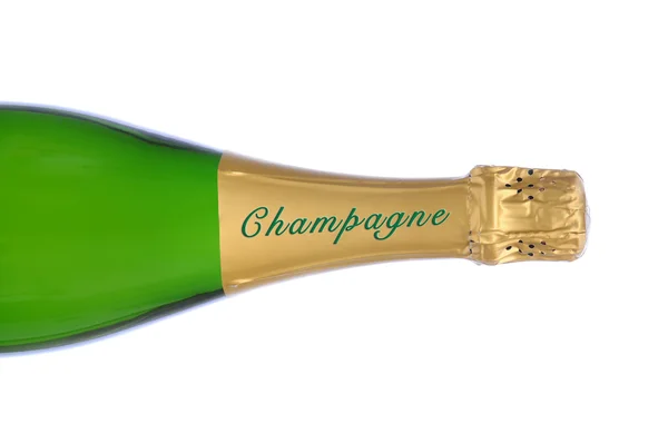 Bouteille de champagne en gros plan — Photo