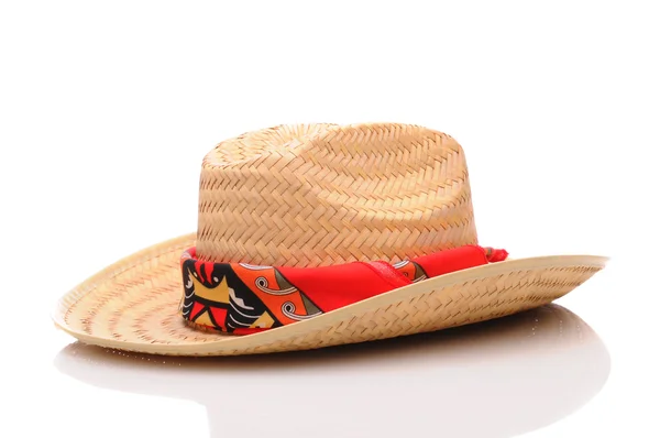 Chapéu de cowboy de palha — Fotografia de Stock