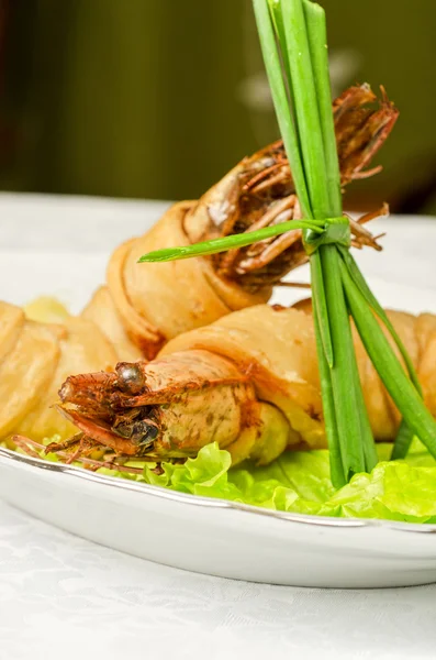 Shrimps dish — Stock Photo, Image