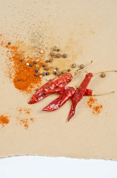 Peppers spices — Stock Photo, Image