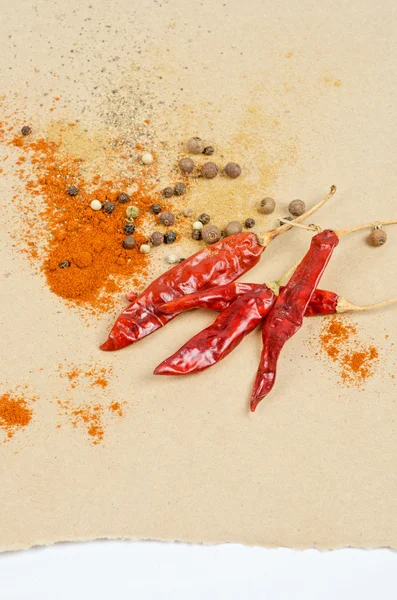 Peppers spices — Stock Photo, Image