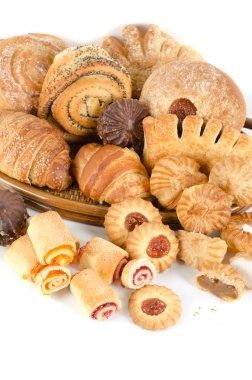 Bakery foodstuffs set clipart