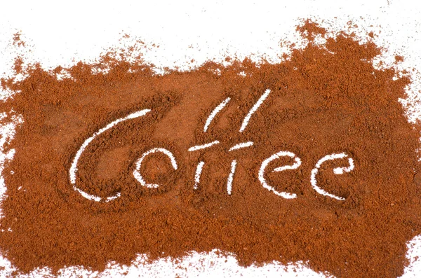 Kawa mielona znak — Zdjęcie stockowe