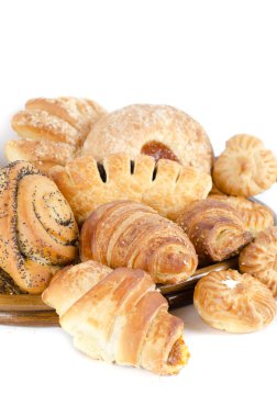 Bakery foodstuffs set clipart