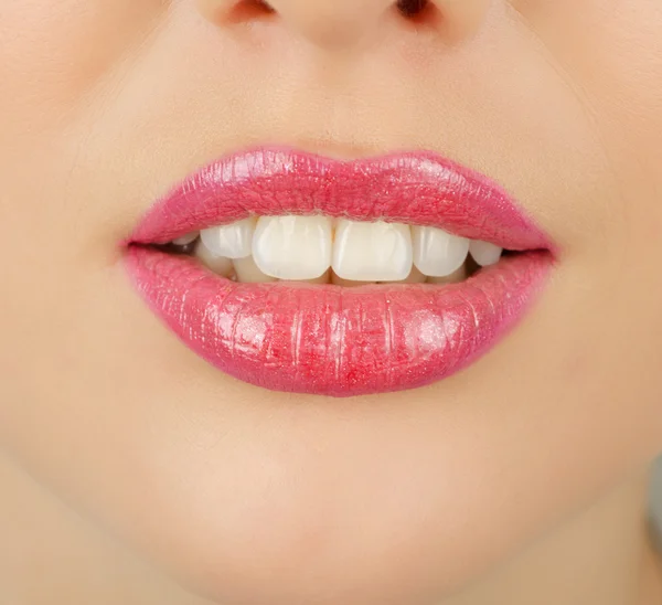 Lippen close-up — Stockfoto
