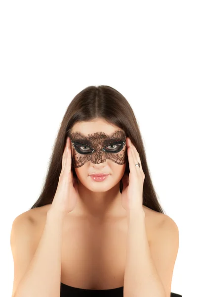 Chica en la máscara —  Fotos de Stock