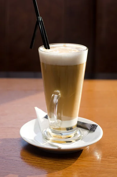 Tiempo de latte — Foto de Stock