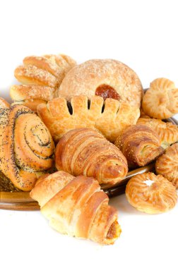 Bakery foodstuffs set clipart