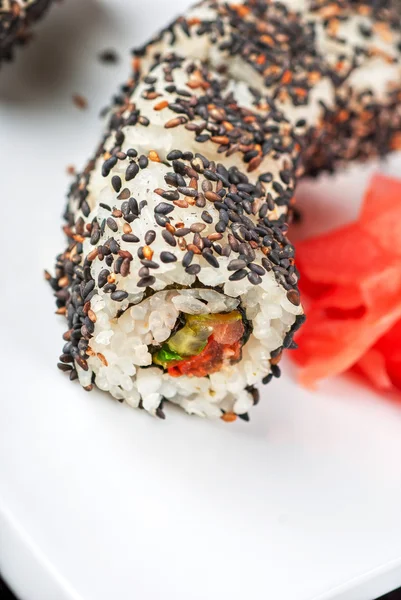 Sushi med Sesam — Stockfoto