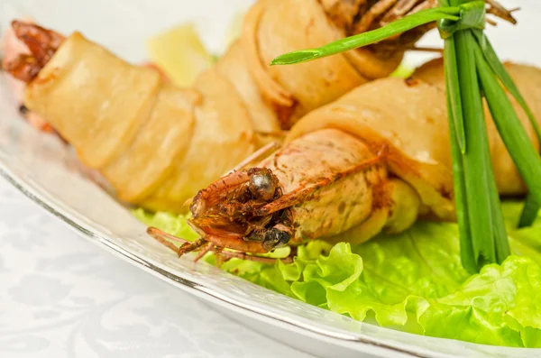 Shrimps dish — Stock Photo, Image