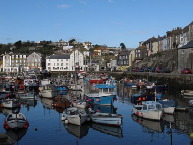 Cornwall - the port of Mevagissey clipart