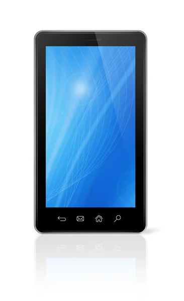 3d-Handy, PDA isoliert auf weiß — Stockfoto