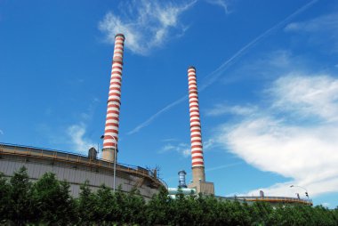 Thermal power station - Coal clipart