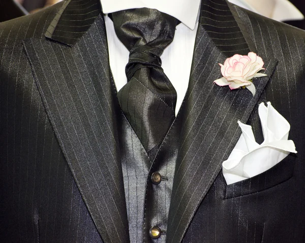 İtalya'da yapılan: takım elbise uygun — Stok fotoğraf