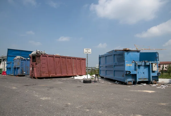 Italian Recycling center (Raee) — Stock Photo, Image