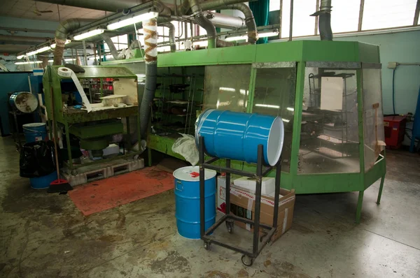 Обувной завод - итальянская малая промышленность — стоковое фото
