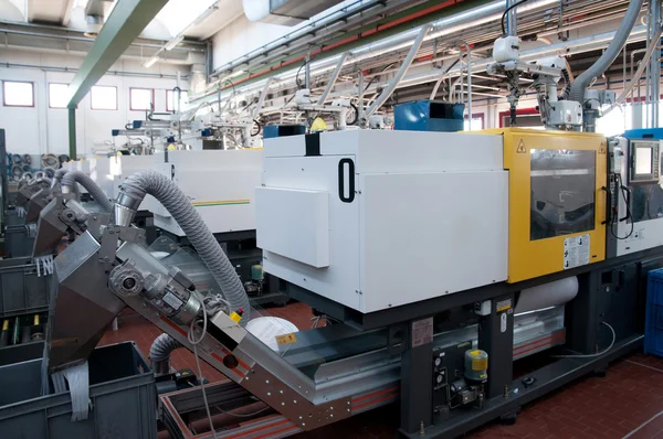 Moderne automatisierte Fabrikanlage — Stockfoto