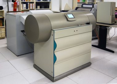 Printing shop - Drum scanner clipart