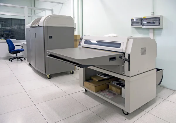 Computadora a placa (CTP) - Proceso de impresión — Foto de Stock