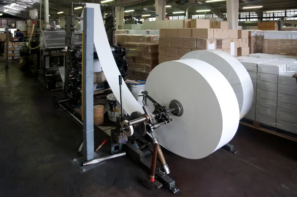 Factroy - Máquina para produzir envelopes — Fotografia de Stock