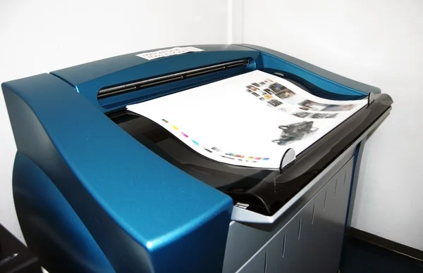 数字印刷机印刷-证明 — 图库照片