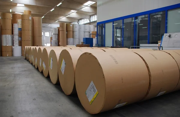 Printshop: paper warehouse — Stock Photo, Image