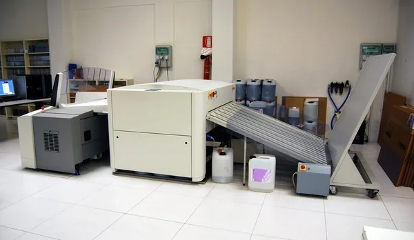 Computador para placa (CTP) - Processo de impressão — Fotografia de Stock