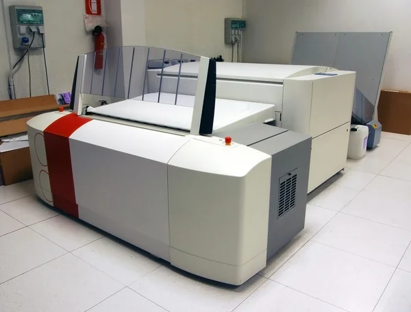 Υπολογιστή για πλάκα (Ctp) - εκτύπωσης διαδικασία — Φωτογραφία Αρχείου