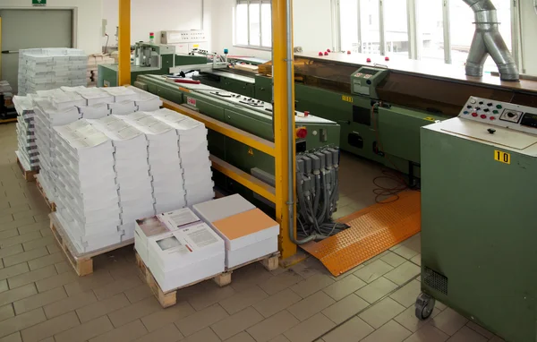 Печатная мастерская (печатная печать) - Отделка — стоковое фото