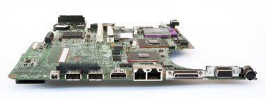 Motherboard (main board) of a notebook clipart