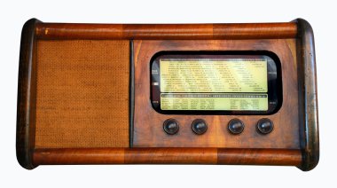 Old radio clipart