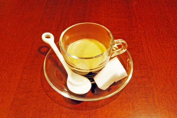 Bir fincan İtalyan kahvesi. — Stok fotoğraf