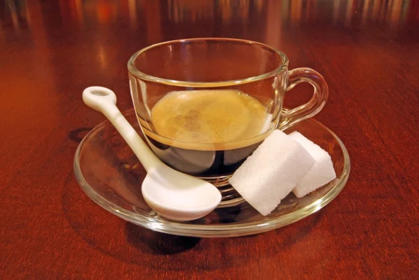 Tasse italienischen Kaffee — Stockfoto