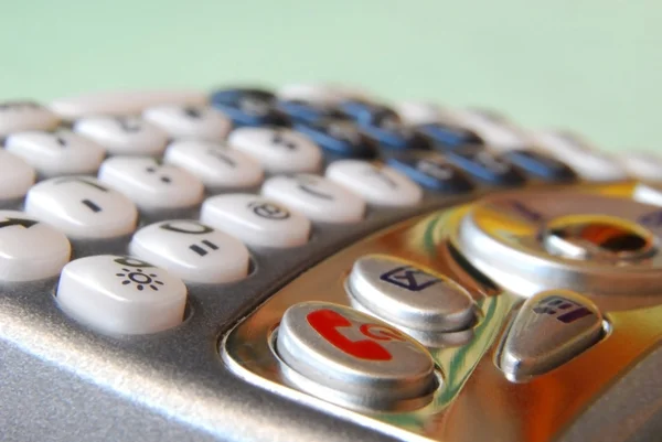 Cell Phone: Details of the keyboard — Stock Photo, Image