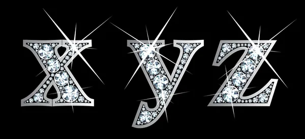 Алмаз x, y, z — стоковый вектор