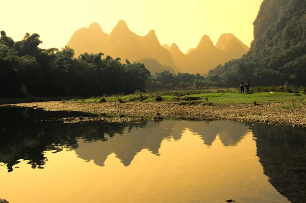 Krajina v Yangshuo Guilin, Čína — Stock fotografie