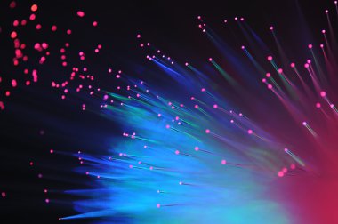 Fiber optik resim ayrıntılarını ve ışık efektleri ile