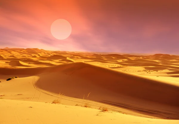 Marokański pustynia — Zdjęcie stockowe