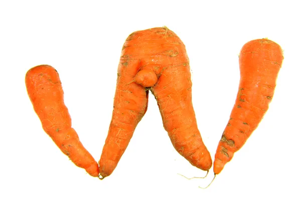 Zanahoria aislada sobre un blanco —  Fotos de Stock