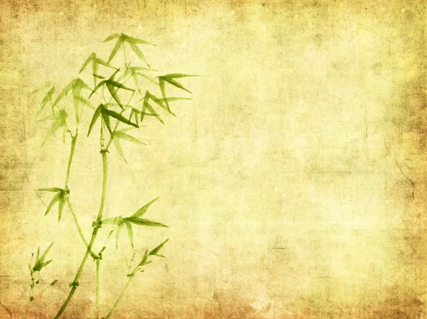 Design of chinese bamboo trees with texture of handmade paper — Stock Photo, Image
